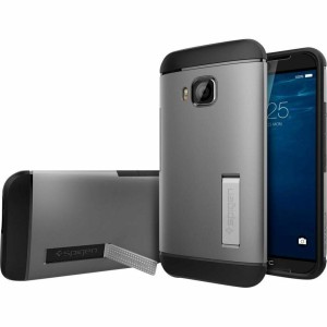 Spigen Slim Armor Shockproof Case Kickstand For HTC One M9 SGP11447 GUNMETAL