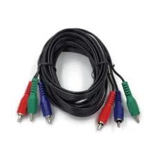 Onn 12ft 3 RCA Component Video Cable YPbPr Nickel-Plated Connectors - Open Box
