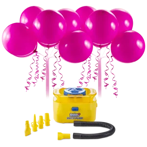 Zuru Buncho Balloons Party Balloon Electric Air Pump Starter Pack,16  Pack Pink