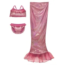 Mermaids Tale Mermaid 3 Piece Set, Medium Large 9-12