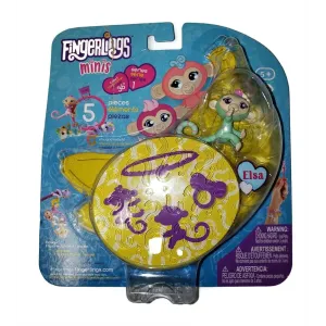 Fingerlings Minis, 5pc Elsa Set, (3 Figurines, 1 Bracelet, 1 Charm)