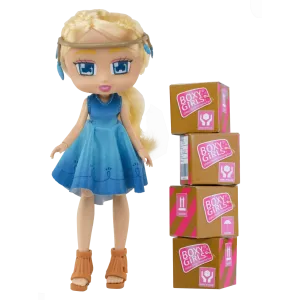 Boxy Girls Willa Fashion Doll - New! Surprise Set with 4 Blind Boxes