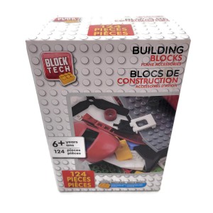 Block Tech Building Blocks Assorted Plane Accessory Kit 124 Pieces 6+