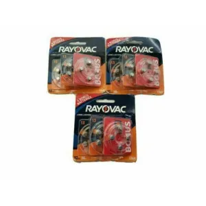 Rayovac L13za-12zm2 Size 13 Hearing Aid Batteries 48 Pack Best Use Until Oct2020