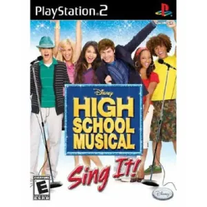 High School Musical Sing It Playstation 2 Ps2  Video Game Disney Ps 2