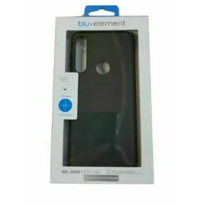 Blu Element Gel Skin Case Black For Moto G Power Cases