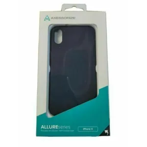 ALLUREseries For IPhone X And XS Case Soft Silicone Case Dark Blue Navi