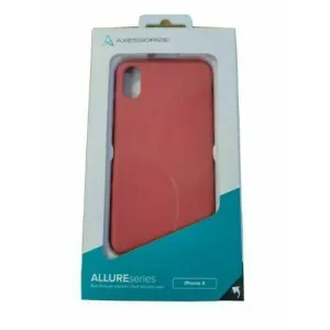 ALLUREseries For IPhone X And XS Case Soft Silicone Case Pink Coral