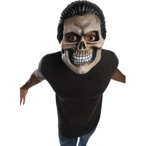 Rubies Revolutionary Reaper Mask - Halloween Costume Accessory, PVC, Black/White