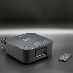 Blackweb Soundblock Ii Clock Radio With Qi Charging 