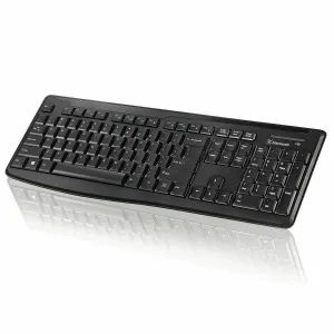 Blackweb KS2 Wireless Silent Keyboard Low-profile, Whisper-Quiet Keys 2.4Ghz