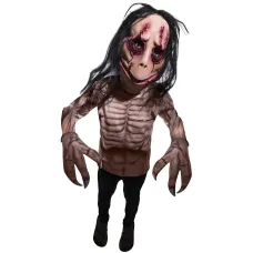 Child Creepy Pasta- Screen Stalker Halloween Costume Large 10-12