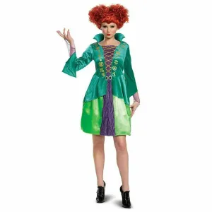 Disney's Hocus Pocus Adult Deluxe Wini Sanderson Halloween Costume Medium(8-10)