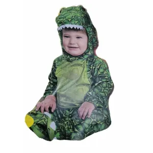 Tricky T Rex Green Infant Costume Plush Swirl Body Halloween Toddler 12-18 Month