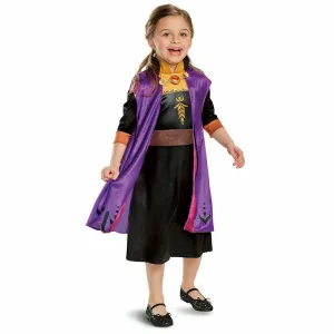 Childs Disney Frozen Ii Anna 2-piece Costume Kids Size Toddler Size 3t-4t 