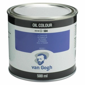 Van Gogh Oil Color 500ml Can Ultramarine 504