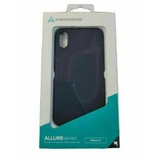 ALLUREseries For IPhone X And XS Case Soft Silicone Case Dark Blue Navi ALLUREseries For IPhone X And XS Case Soft Silicone Case Dark Blue Navi