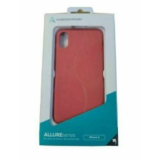ALLUREseries For IPhone X And XS Case Soft Silicone Case Pink Coral