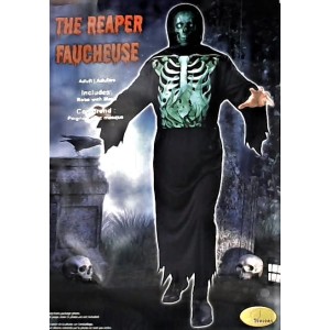 Seasons The Reaper Costume Halloween Man Men Medium 32-34
