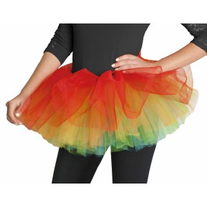 Way To Celebrate Rainbow Costume TuTu Adult S Women Large X-Large
