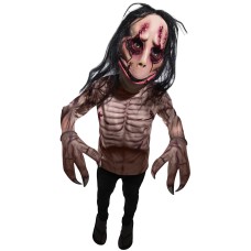 Child Creepy Pasta- Screen Stalker Halloween Costume Large 10-12 Child Creepy Pasta- Screen Stalker Halloween Costume Large 10-12