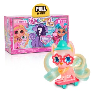 Hairdorables Pets Series 2 Shimmer Pets Stickers Adoption Card JustPlay