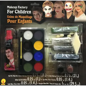 Rubie's Makeup Factory For Children Vampire Clown Glitter Halloween Costume
