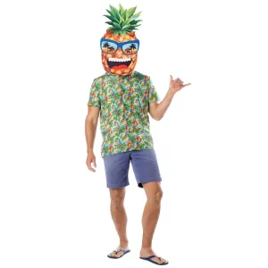 Good Time Pineapple Man Halloween Costume Medium 32-34