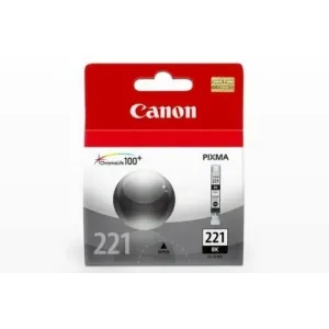 Genuine Canon Pixma Cli-221 Cli-221bk Black Ink Cartridges Sealed