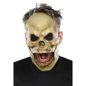 Way To Celebrate Moving Mouth Bonehead Mask Halloween Costume Adulte One Size 