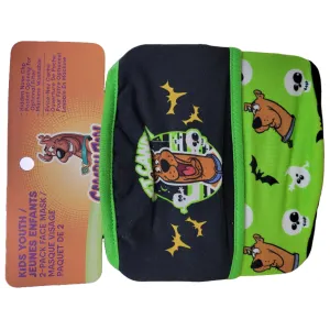2 Pack Face Mask Hidden Nose Clip Scooby-doo Halloween For Kids Washable