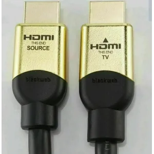 Blackweb 25ft High Speed Hdmi Cable 24k Gold Braided Cable 4k 2160p BWA18AV003C
