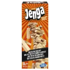 Jenga Classic Tower Game Stacking Wooden Falling Tumble Blocks HasBrow