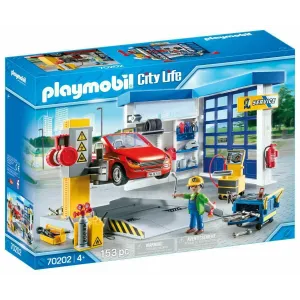 Playmobil 70202 City Life Car Repair Garage 153 Pieces Toy Playset - Brand New