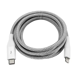 Blackweb 1.8 Meter To Usb-c Connector Charge & Sync Cable White 6ft