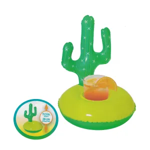 Play Day Cactus Inflatable Floating Beverage Holder Drink Holder Pool 