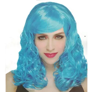 Cotton Sweety Wig Adult One Size - Blue - Costume Wig Way To Celebrate 