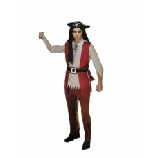 Partyholic Man Cruel Seas Captain Costume Halloween Large (36-38) Partyholic Man Cruel Seas Captain Costume Halloween Large (36-38)