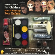 Rubie's Makeup Factory For Children Vampire Clown Glitter Halloween Costume Rubie's Makeup Factory For Children Vampire Clown Glitter Halloween Costume