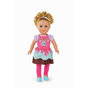 My Life As Sprinklez Donut Shop Owner 18” Doll Blonde Hair 9 Pc Play Set