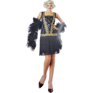 Flapper Dress Costume Adult 1920s Halloween Fancy Dress Small 4-6 Flapper Dress Costume Adult 1920s Halloween Fancy Dress Small 4-6