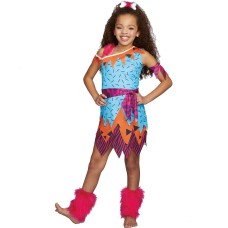 Stone Age Sweetie Girls Kids Halloween Costume Dreamgirl Medium 8-10 Stone Age Sweetie Girls Kids Halloween Costume Dreamgirl Medium 8-10