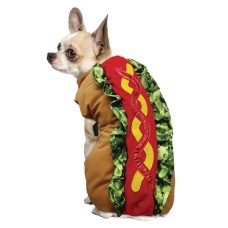 Hot Dog Dress Up Pet Costume Halloween Party Outfit Clothes Sausage Xs X Small Hot Dog Dress Up Pet Costume Halloween Party Outfit Clothes Sausage Xs X Small
