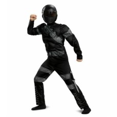 G.i. Joe Snake Eyes Muscle Torso Halloween Costume Hood And Mask Small 4-6 G.i. Joe Snake Eyes Muscle Torso Halloween Costume Hood And Mask Small 4-6