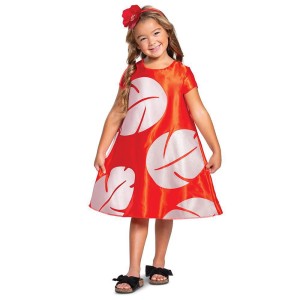 Lilo Girls Hawaiian Lilo & Stitch Cartoon Classic Halloween Costume Toddler 2t
