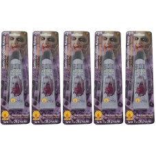 Lot Of 5 Rubie's Zombie Gray Cream Makeup Water Washable 1 Oz Total Of 5 Oz