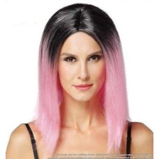 Pink And Ombre Adult Wig One Size Fits All Halloween Costume Age 14+ Pink And Ombre Adult Wig One Size Fits All Halloween Costume Age 14+
