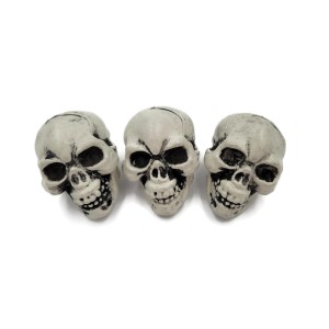 Lot Of 6 Mini Frightening Skulls Halloween Decorations Way To Celebrate