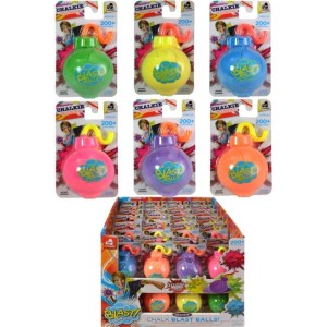 Lot Of 5 Random Chalkie Chalk Blast Balls Color Exploding 200+ Trows Age +6 