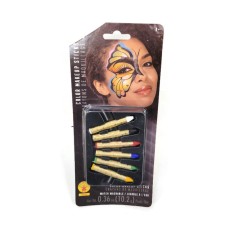 6 Color Halloween Make-up Sticks Water Washable Rubie's Halloween 6 Color Halloween Make-up Sticks Water Washable Rubie's Halloween